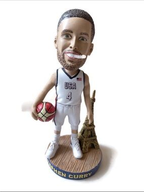 Golden State Stephen Curry 2024 Team USA Warriors Bobblehead SGA NIB
